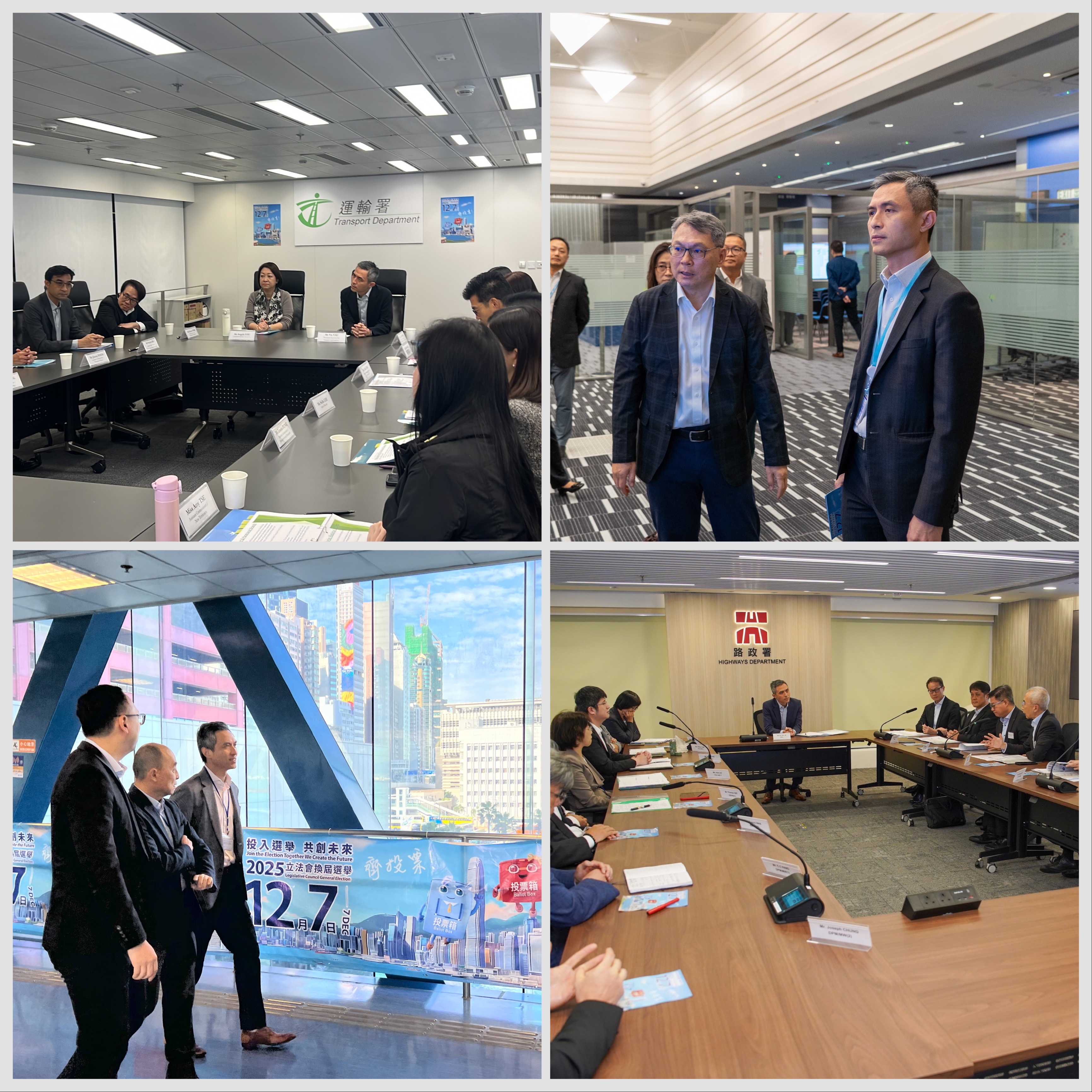 常任秘书长Vic亦先后到访运输及物流局辖下四个部门,鼓励同事们支持立法会选举。 常任秘书长Vic亦先后到访运输及物流局辖下四个部门,鼓励同事们支持立法会选举。