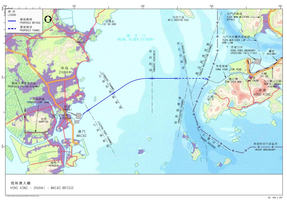 Hong Kong - ZhuHai - Macao Bridge