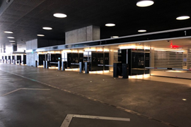 丹麥奧胡斯圖書館總館Dokk1 智能停車場入口