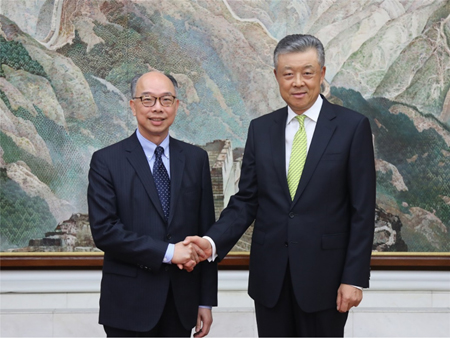 相片五：禮節性拜會中國駐大不列顛及北愛爾蘭聯合王國特命全權大使劉曉明