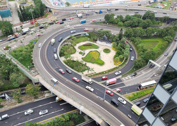 南行線瀝青路面重鋪後