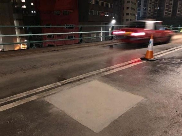 混凝土路面維修後